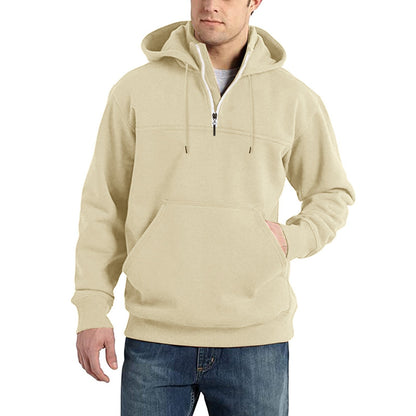 KZZ Men's Heavyweight Hooded Sweatshirt - Winter Warm Pullover Hoodie