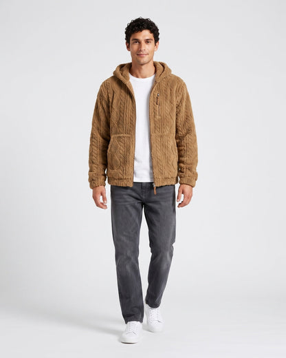 KZZ Men's Warm Hooded Jacket