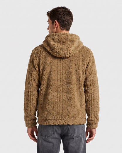 KZZ Men's Warm Hooded Jacket