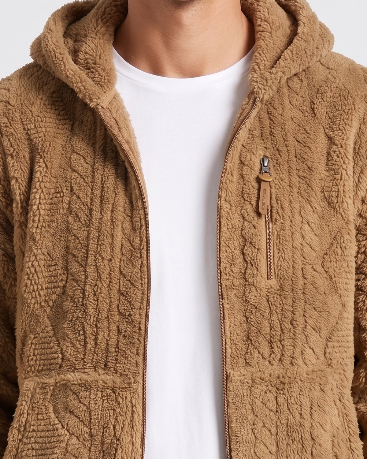KZZ Men's Warm Hooded Jacket