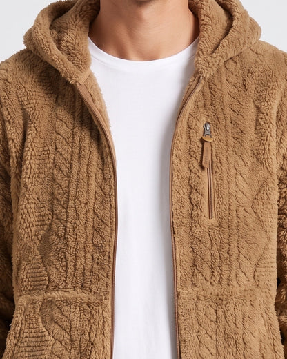 KZZ Men's Warm Hooded Jacket