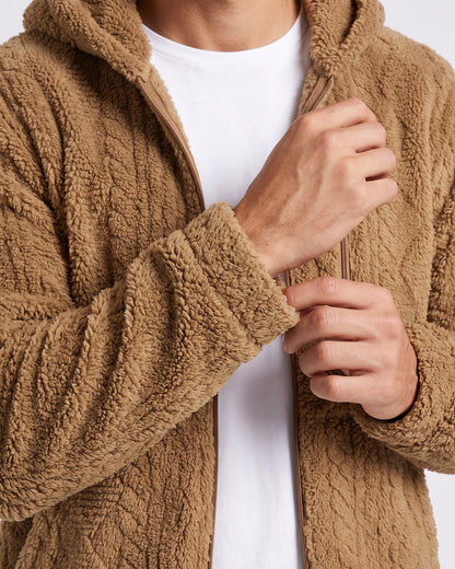 KZZ Men's Warm Hooded Jacket