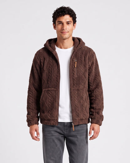 KZZ Men's Warm Hooded Jacket