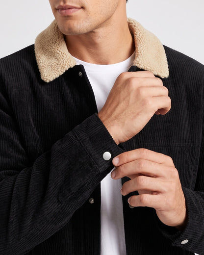 KZZ Men's Corduroy Jacket