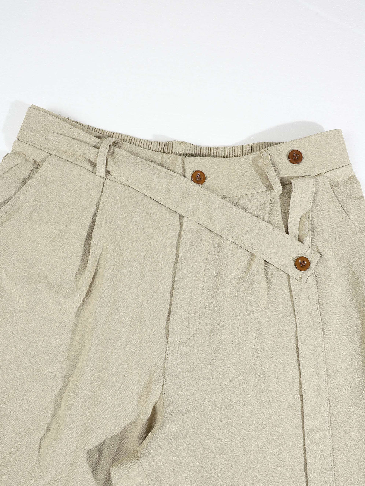 KZZ Men's Casual Loose-Fit Linen Pants