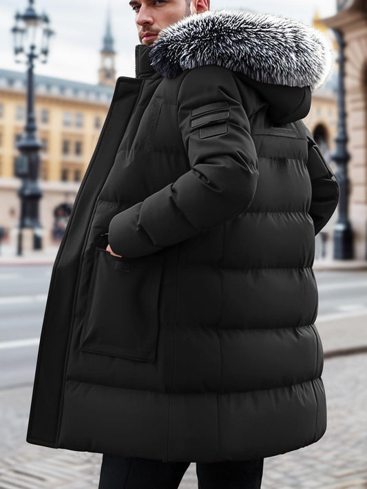 KZZ Men's Winter Casual Parka
