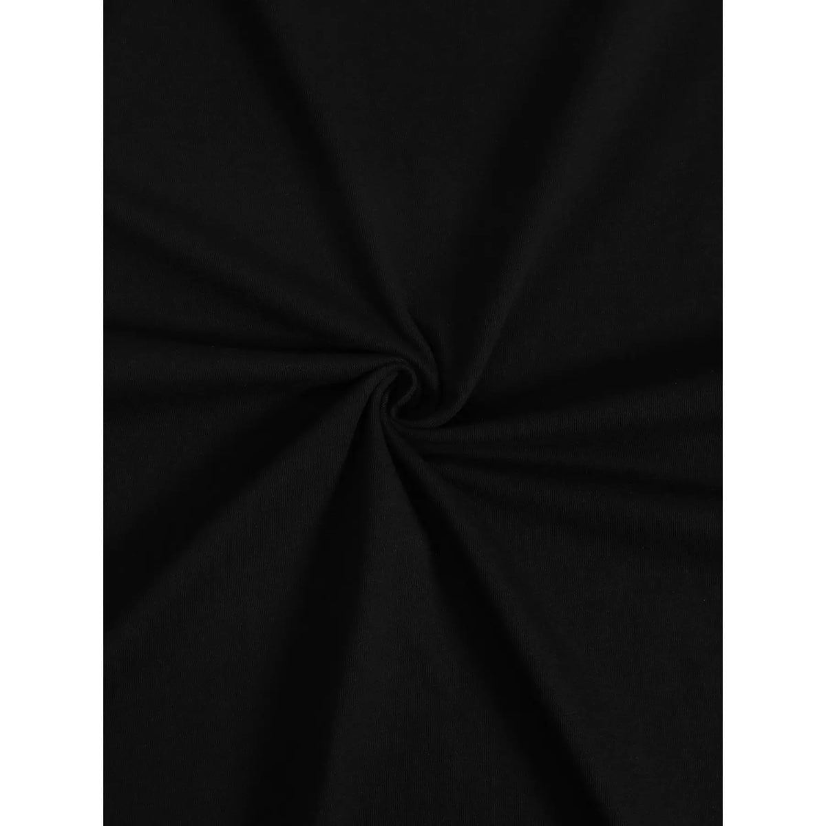 KZZ  Men's black crew neck T-shirt