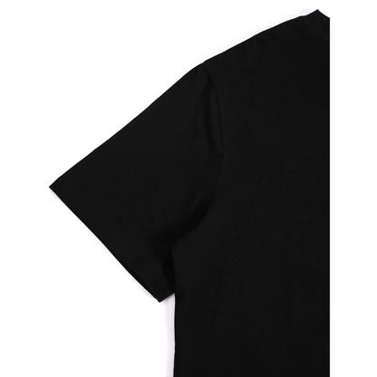 KZZ  Men's black crew neck T-shirt