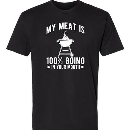 KZZ  Men's black crew neck T-shirt