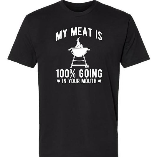 KZZ  Men's black crew neck T-shirt