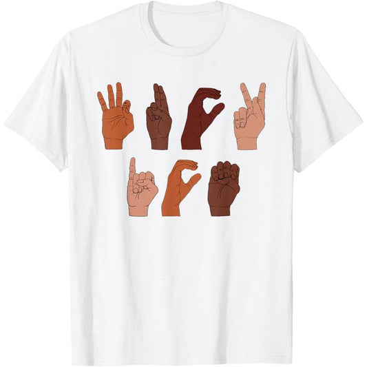 KZZ  Round neck short sleeve loose fashion printed t-shirt