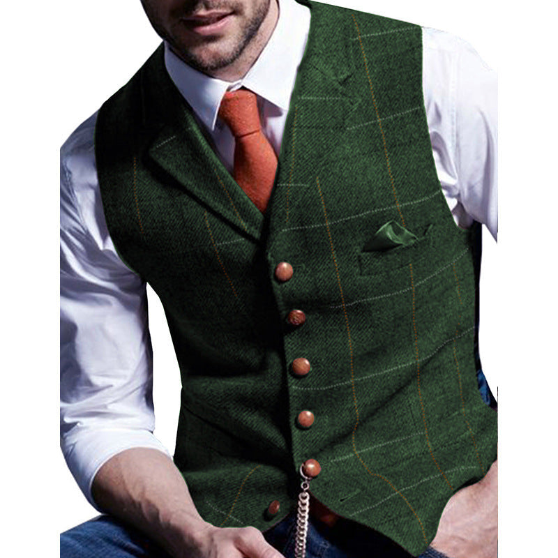 KZZ  Classic Formal & Casual Sleeveless Waistcoat