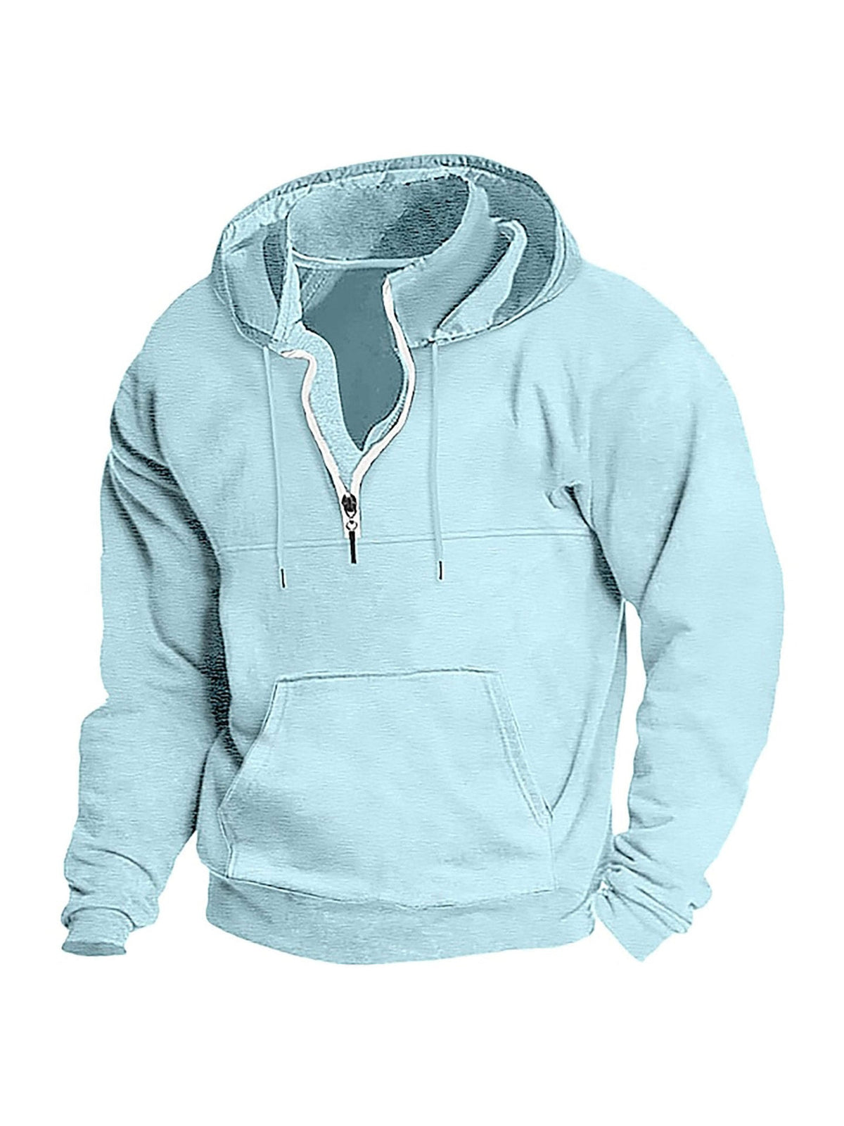 KZZ Men's Heavyweight Hooded Sweatshirt - Winter Warm Pullover Hoodie